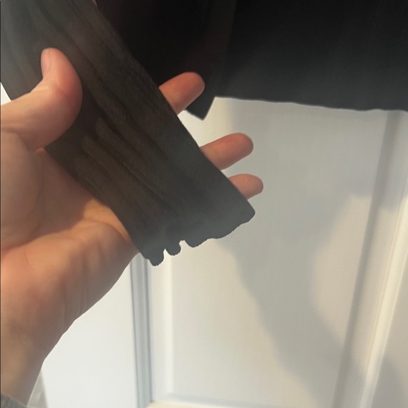 rag & bone Black Ribbed Collared Cardigan - Picture 5 of 9